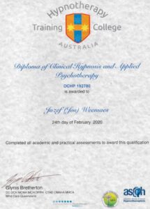 Hypnotherapy Training College Australia Diploma